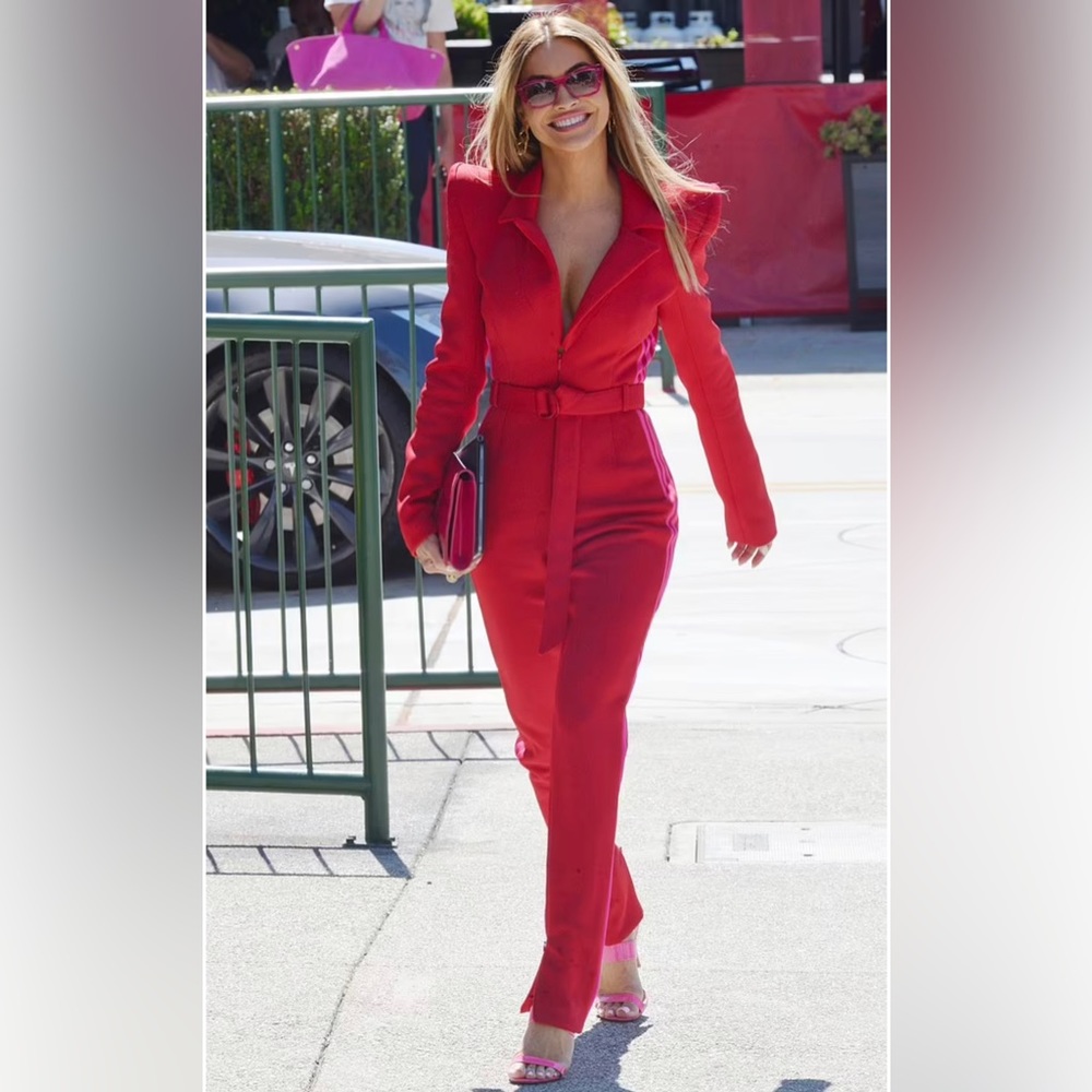 Adidas x IVY PARK- IVY HEART 3.0 Red Jumpsuit